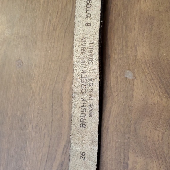 Leather Cowboy belt - Picture 4 of 5